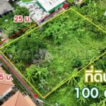 ที่ดินเปล่า 100 ตร.วา หลักหก ปทุมธานี ใกล้สนามบินดอนเมือง